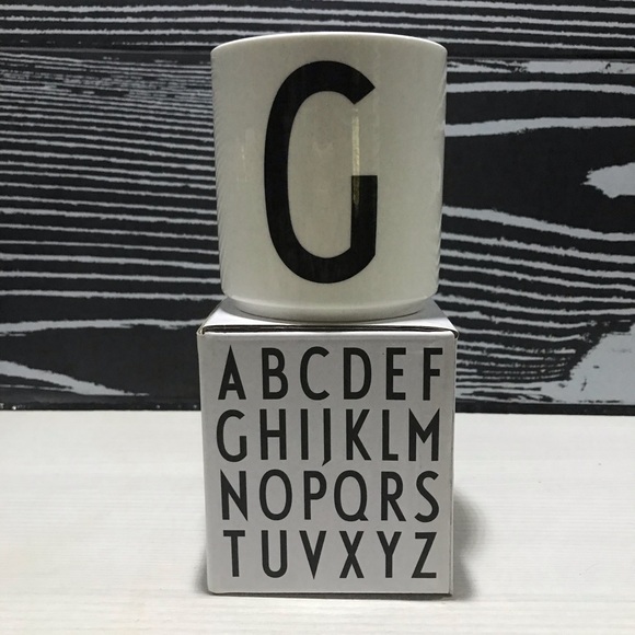 Design Letters Other - 🔘 G Porcelain cup by Design Letters (in white)